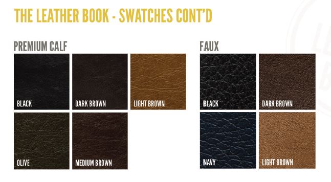 Leather Swatches Cont'd